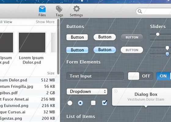 Mac App UI Kit
