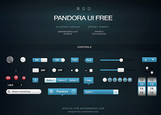 Pandora UI Free for iOS
