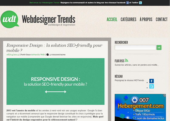 Webdesigner Trends