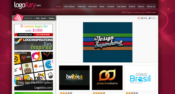Logo Deisgn, Logo Inspiration, Logo Gallery, Logo Fury