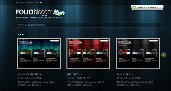 FolioBlogger - ThemeForest Premium WordPress Theme