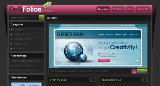 DelliFolios – ThemeForest Premium WordPress