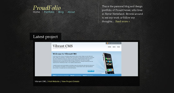ProudFolio