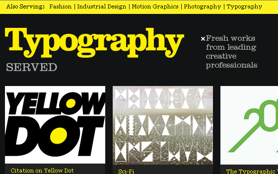 Typography Served