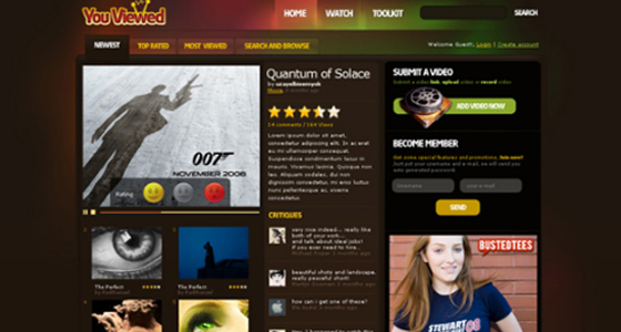 High quality Free Psd Themes