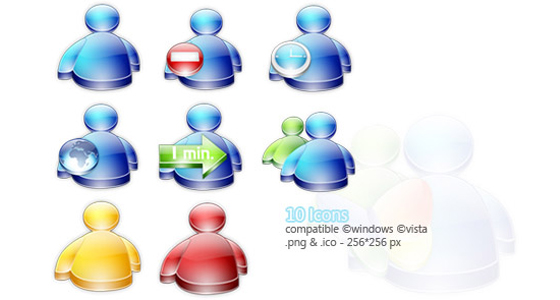 12 Web2.0 website icons 3D models