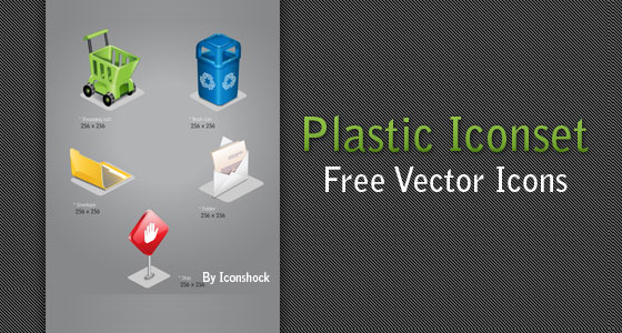 12 Web2.0 website icons 3D models