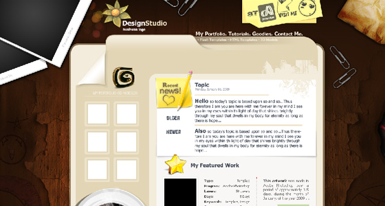 Professional Free Psd Themes