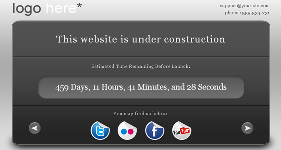 Beautiful Under Construction Pages inspiration