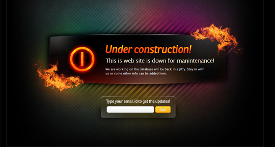 Beautiful Under Construction Pages inspiration
