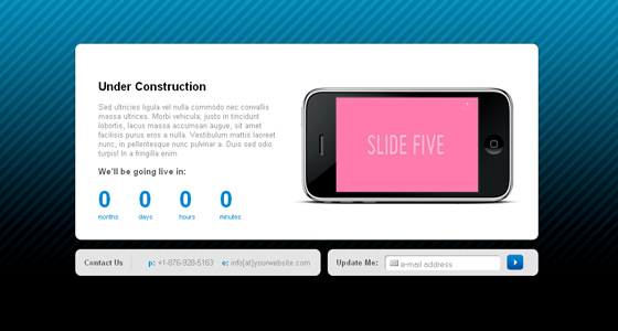 Beautiful Under Construction Pages inspiration