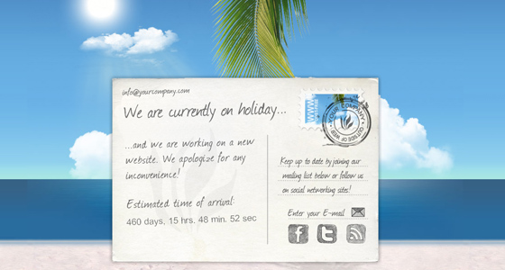 Beautiful Under Construction Pages inspiration