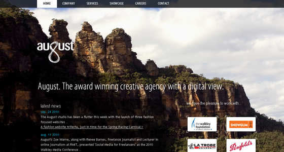 Websites with large backgrounds