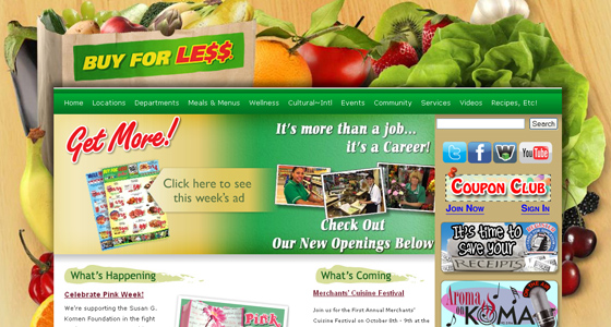 Websites with large backgrounds
