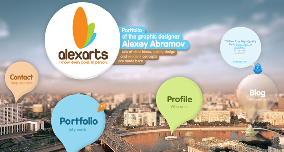 Websites with large backgrounds