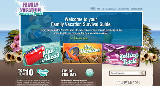Websites with large backgrounds
