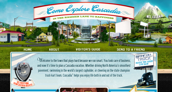 Websites with large backgrounds
