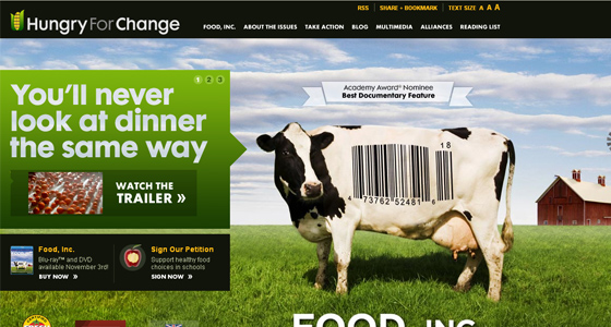 Websites with large backgrounds