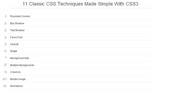 Best CSS3 Tutorial
