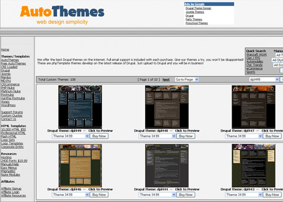 Best Drupal Themes Providers