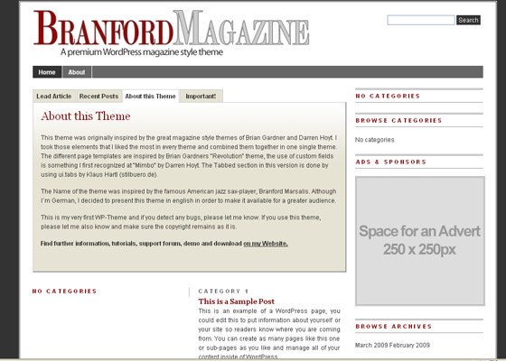 Wordpress Themes