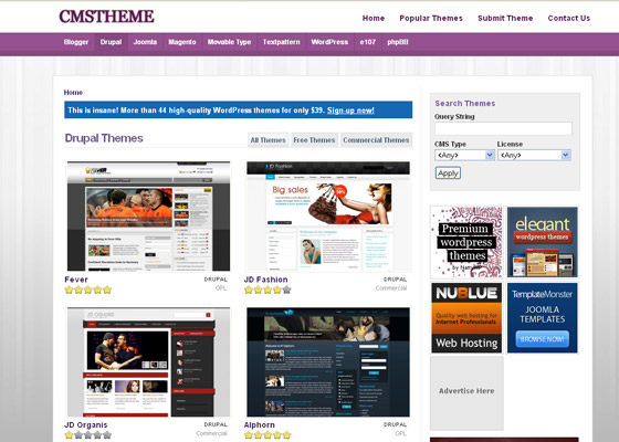 Best Drupal Themes Providers