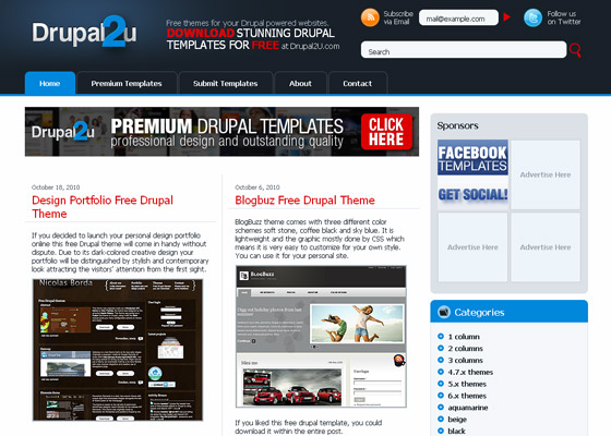 Best Drupal Themes Providers