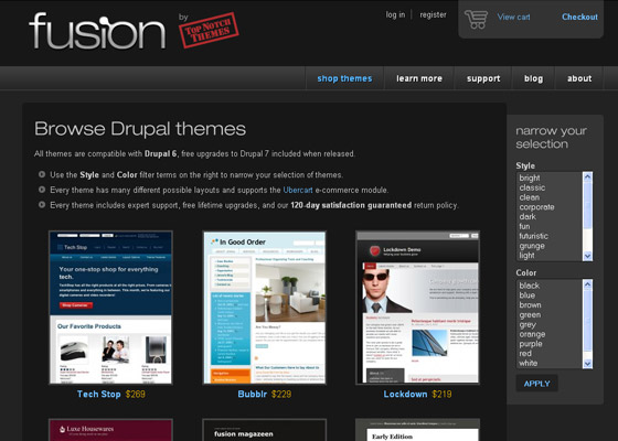 Best Drupal Themes Providers