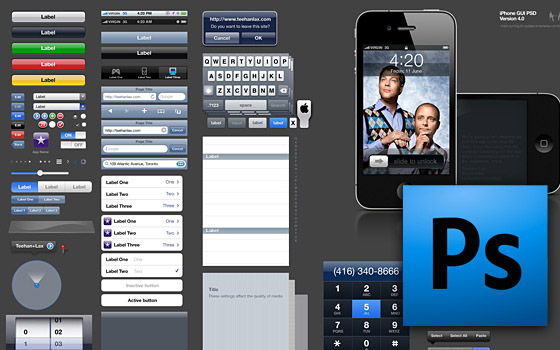 Iphone PSD Files