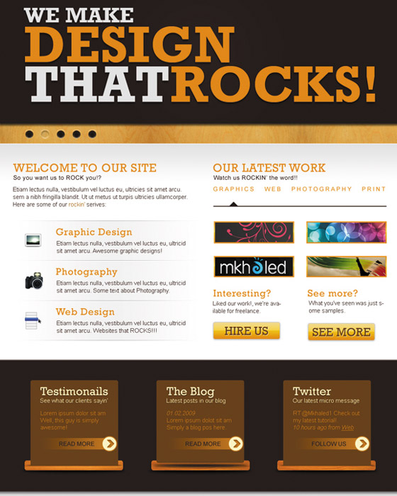 Photoshop Layout Tutorials