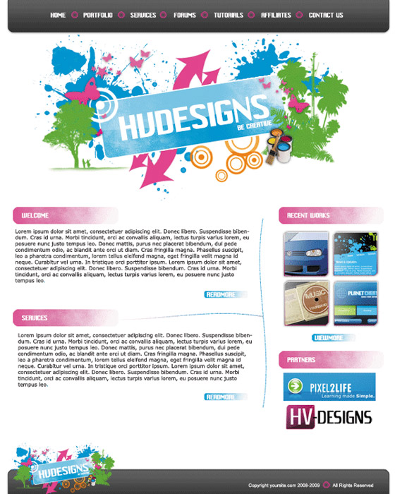 Photoshop Layout Tutorials
