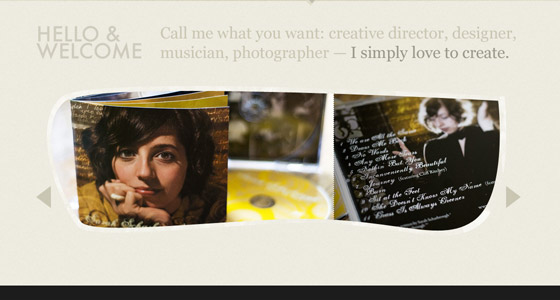 Examples of Slideshows in Webdesign