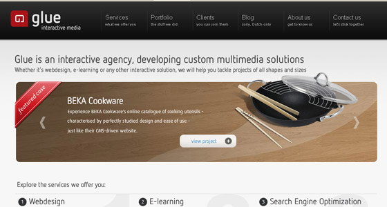 Examples of Slideshows in Webdesign