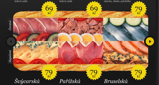 Examples of Slideshows in Webdesign