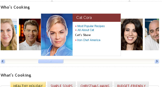 Examples of Slideshows in Webdesign