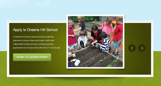 Examples of Slideshows in Webdesign