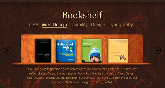 Examples of Slideshows in Webdesign