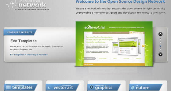 Examples of Slideshows in Webdesign