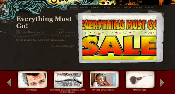 Examples of Slideshows in Webdesign