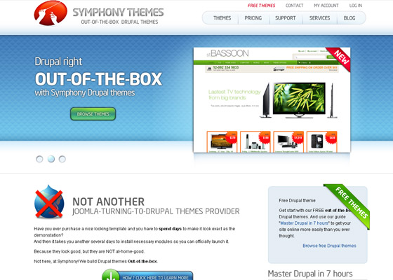 Best Drupal Themes Providers
