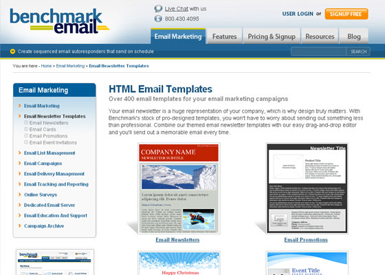 eMail Newsletter Providers