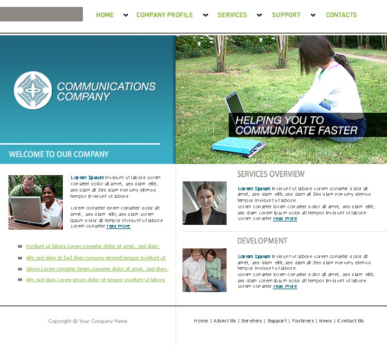 Photoshop Website Templates