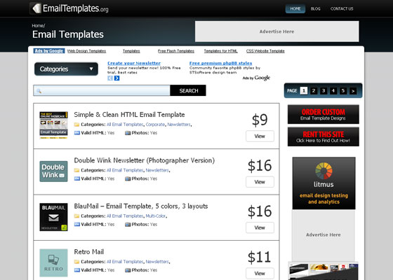 eMail Newsletter Providers