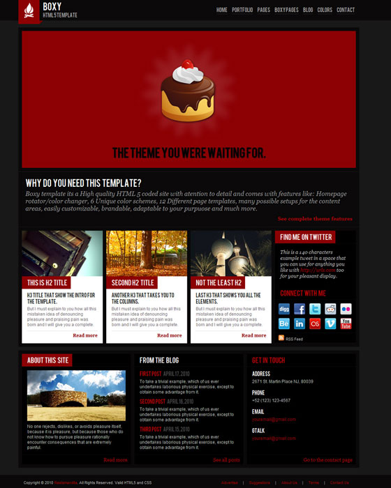 HTML5 Template