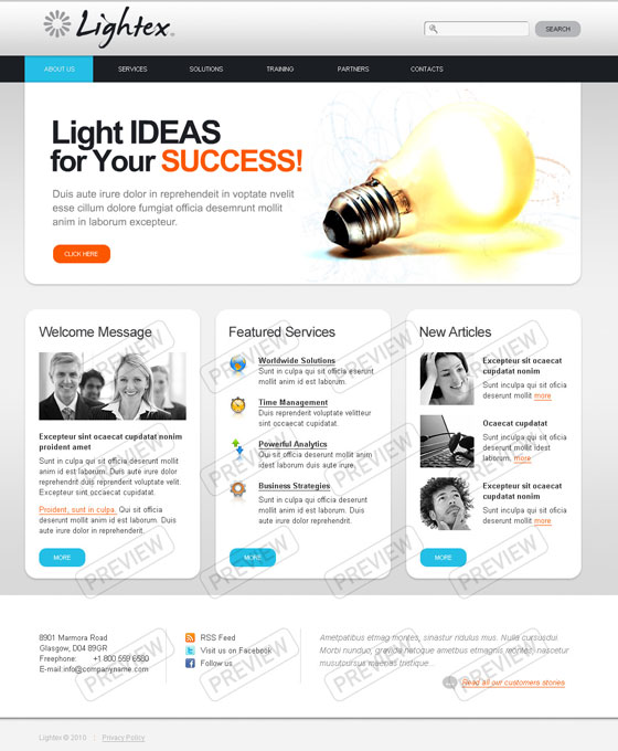 HTML5 Template