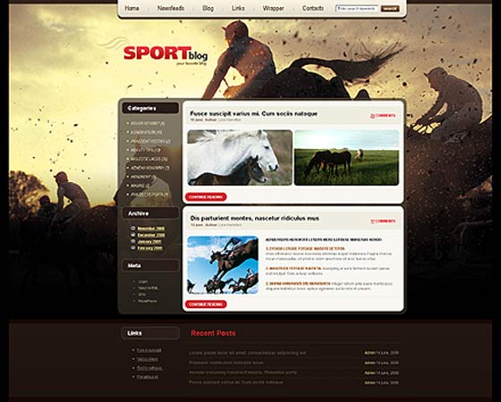 Wordpress Sports Themes