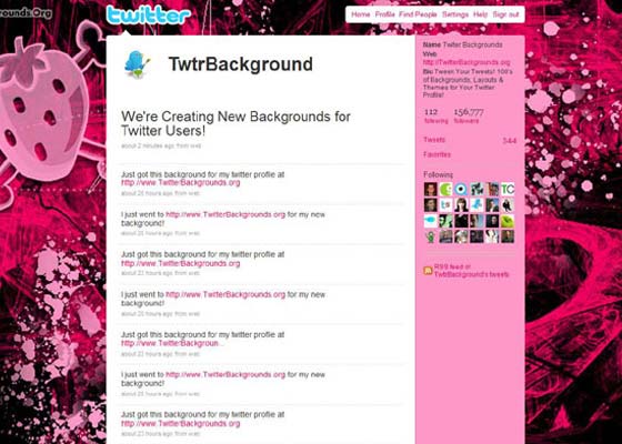 Awesome twitter backgrounds