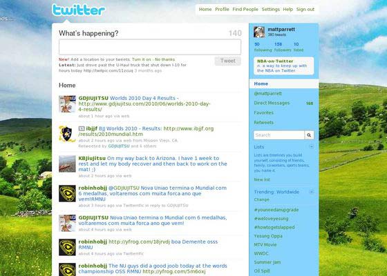 Awesome twitter backgrounds