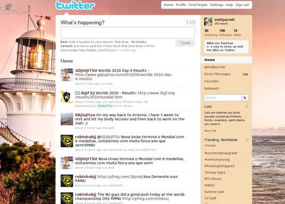 Awesome twitter backgrounds