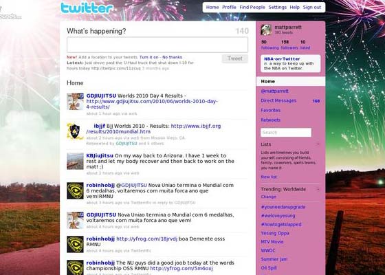 Awesome twitter backgrounds